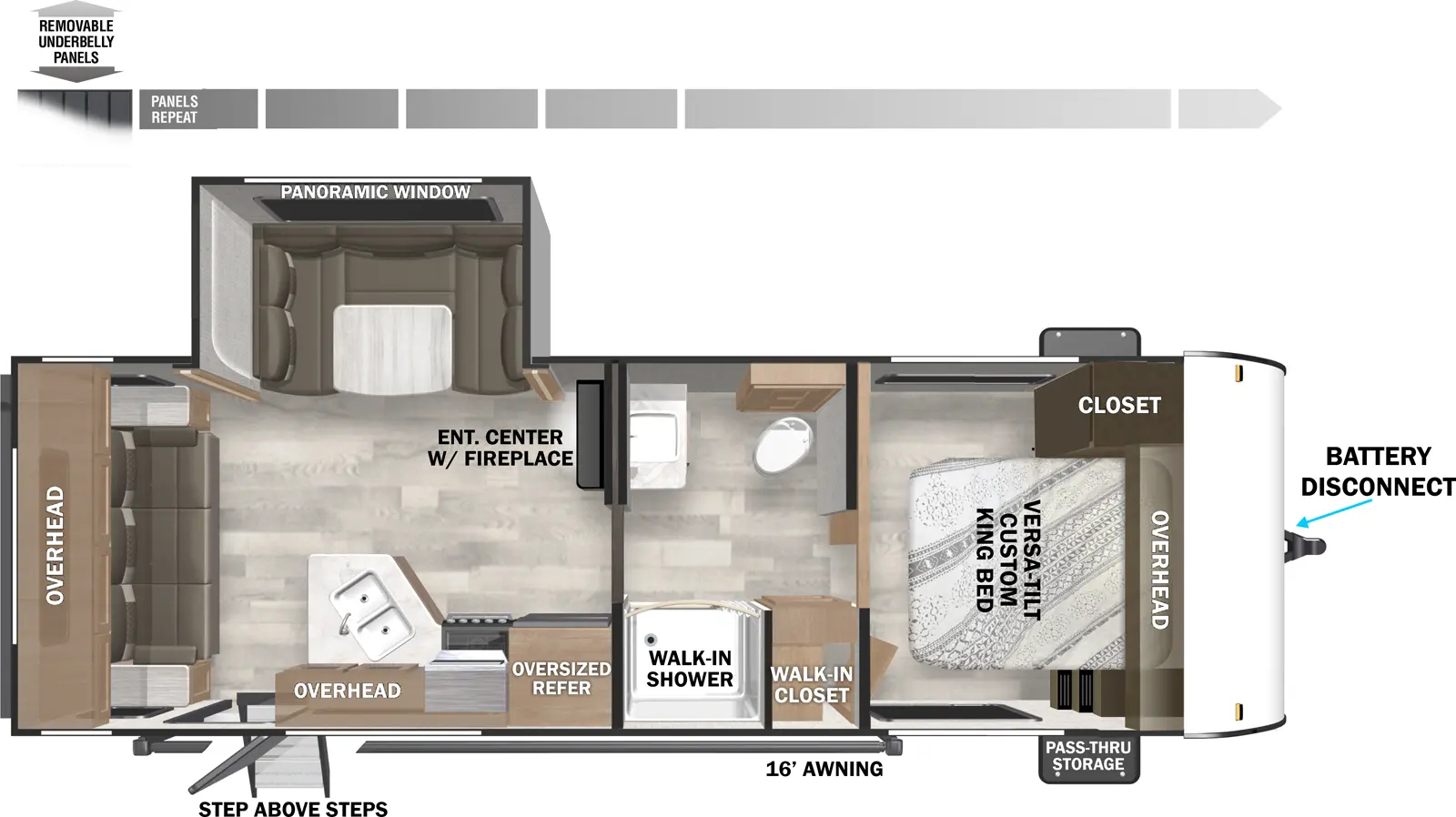 Evo Southwest T2410RLL Floorplan